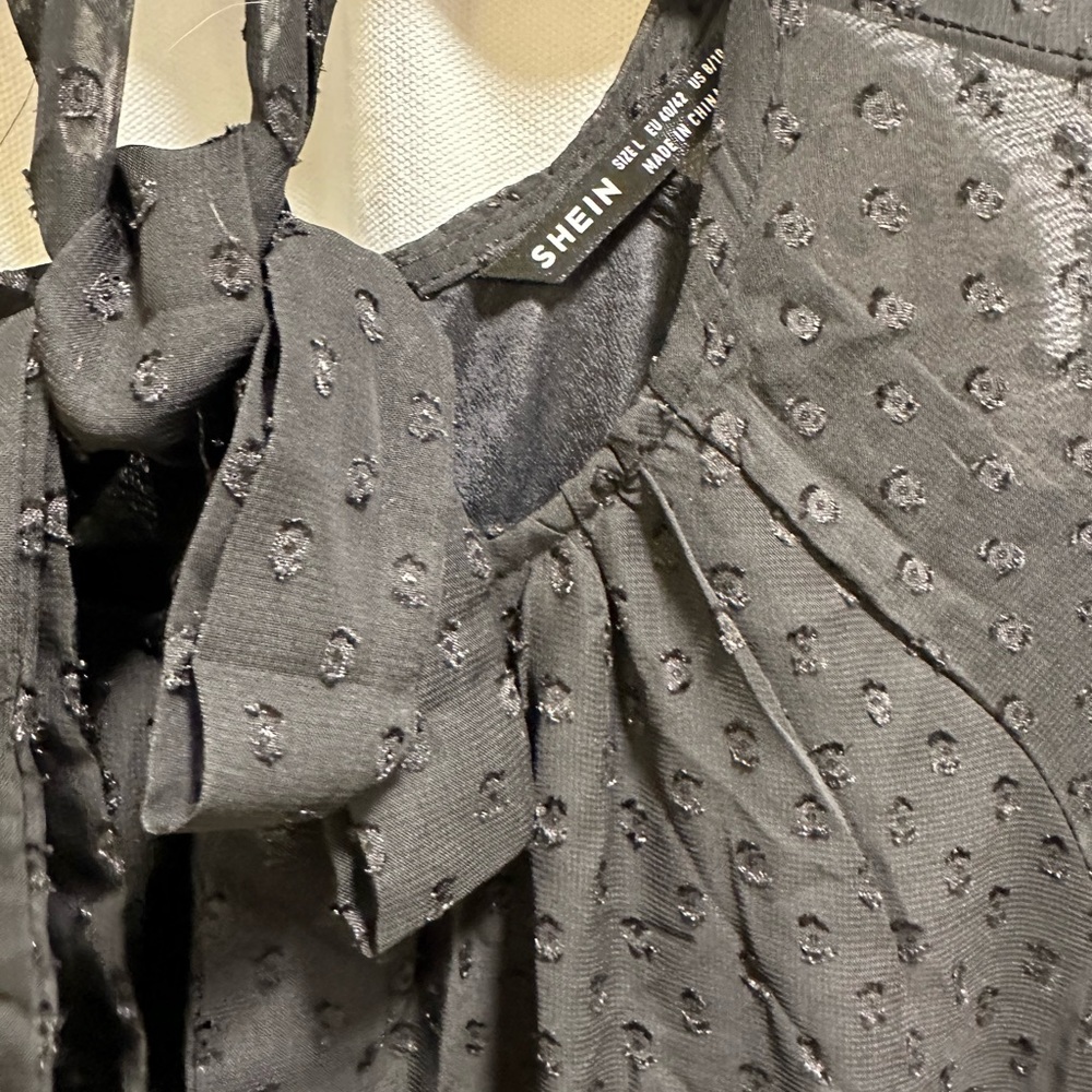 🖤Black Swiss dot dress🖤 - Picture 7 of 7